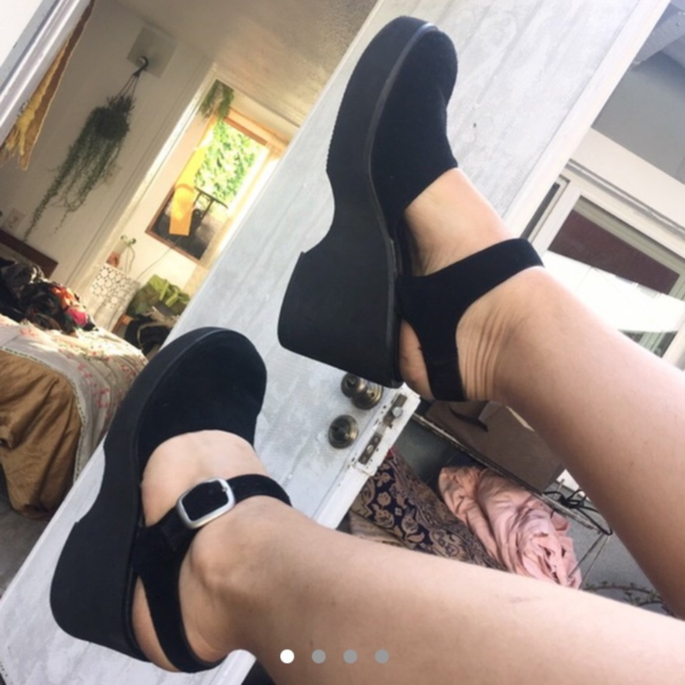 Mary Jane Wedged Platforms